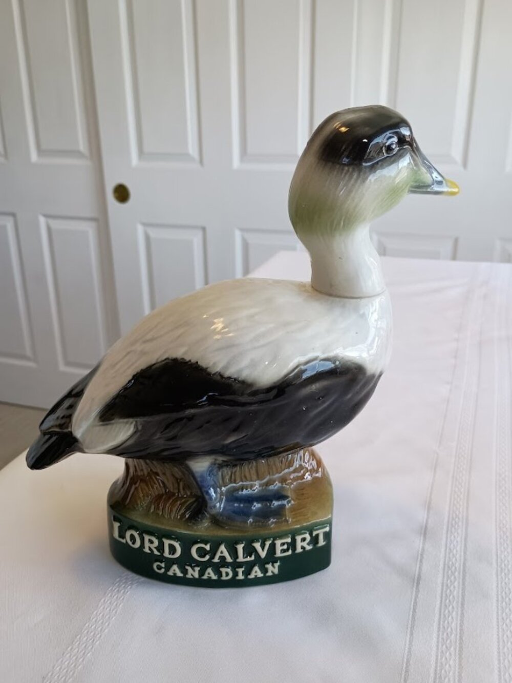 Vintage Lord Calvert Canadian Eider Duck Decanter/Figurine